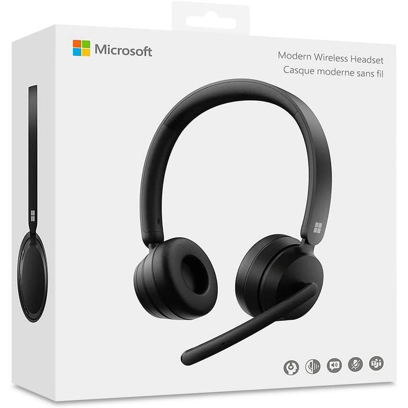 Microsoft Modern Wireless Headset ブラック Fone Headset Modern Wireless, Preto, 8JR-00003, MICROSOFT